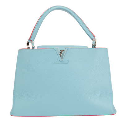 Capucines GM, &pound;2,100, Handbags, Blue, Leather, Front view